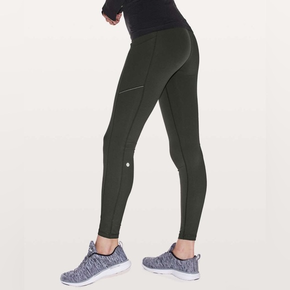 Lululemon Speed Up Tight *28" Evergreen Size 4 - Picture 1 of 9
